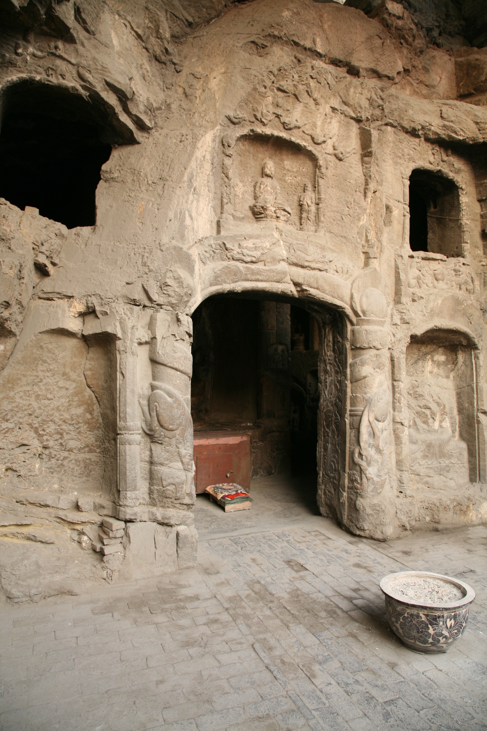 Xiangtangshan Cave 1 exterior