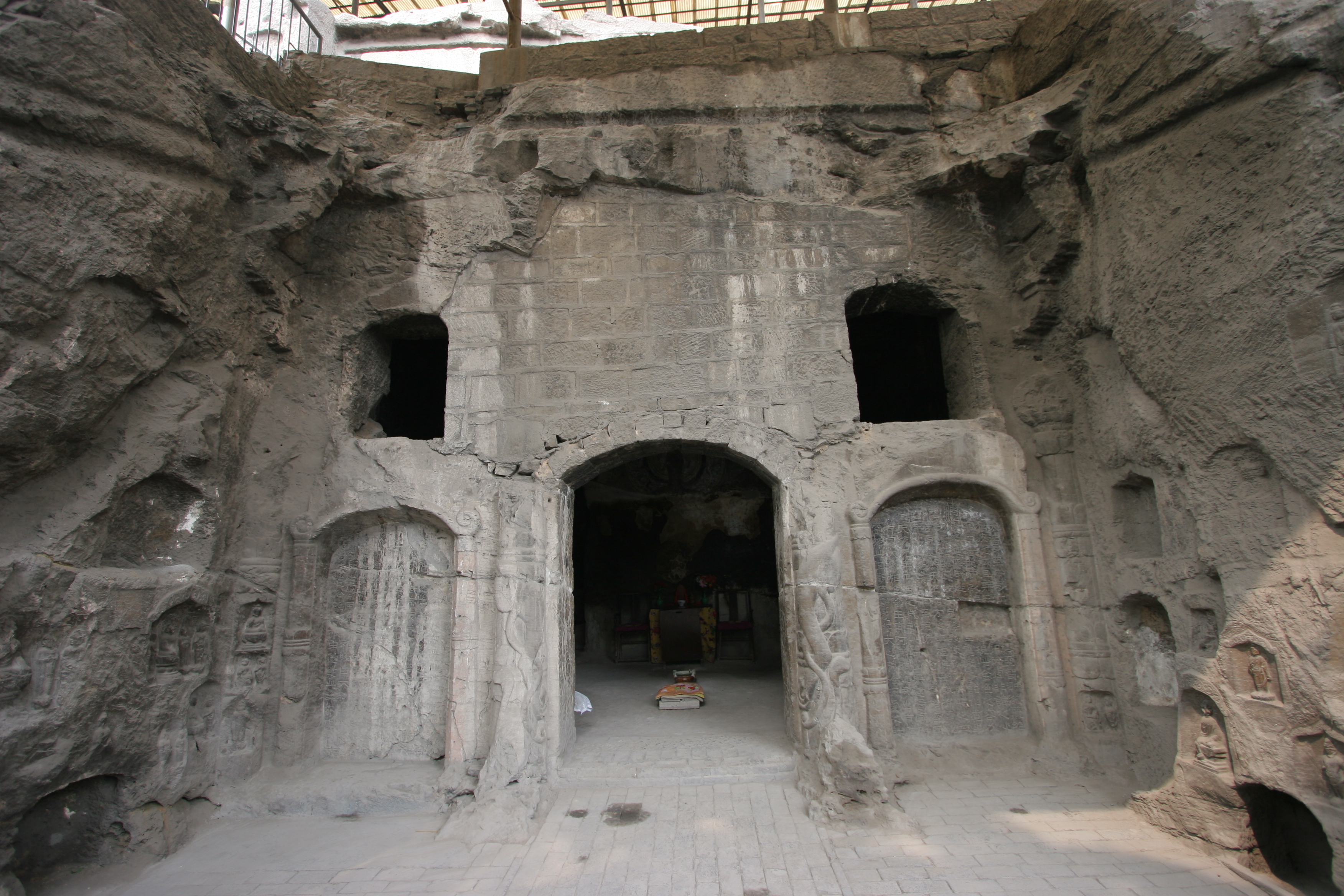 Xiangtangshan Cave 2 exterior
