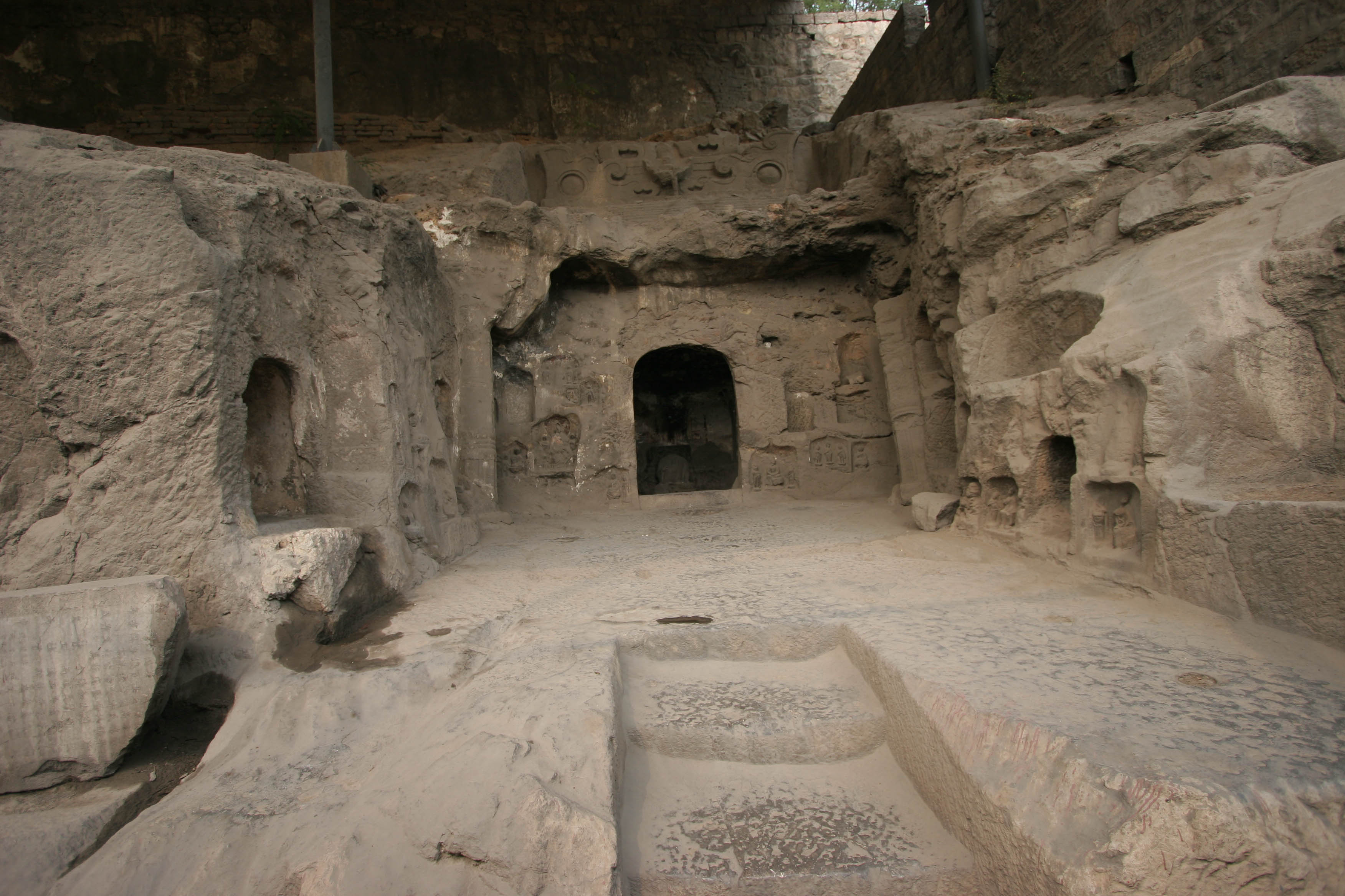 Xiangtangshan Cave 3 exterior