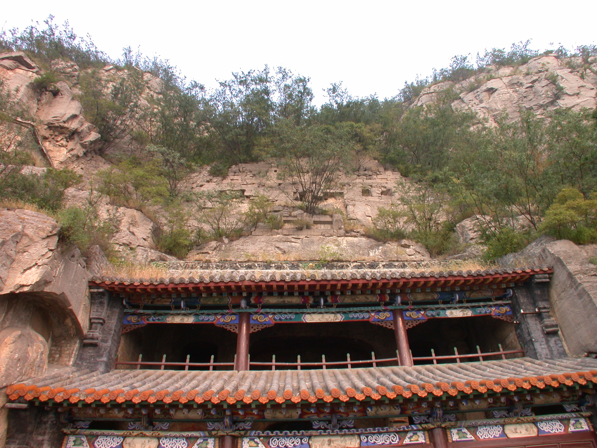 Xiangtangshan Middle Cave roof