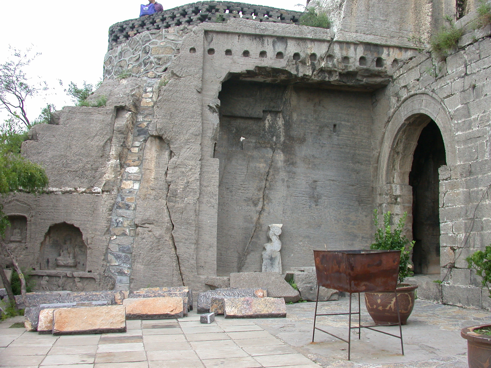 Xiangtangshan South Cave courtyard sutras